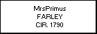 MrsPrimus FARLEY